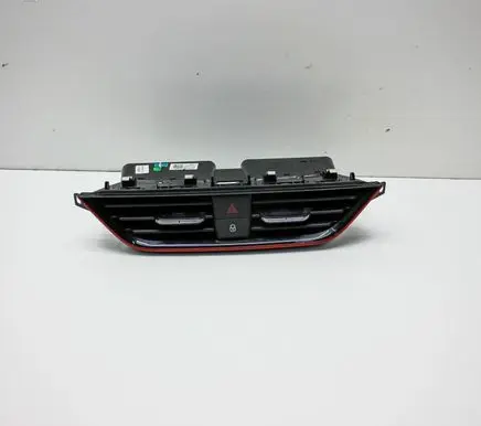 Dashboard air vent grill cover trim