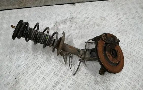 Front wheel hub spindle knuckle