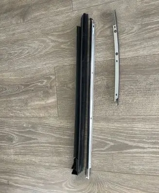 Toyota bZ4X Rear door glass trim molding SFGS