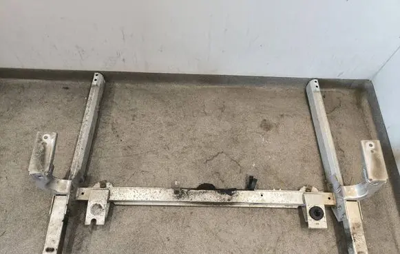 Mercedes-Benz CLA C117 X117 W117 Bottom radiator support slam panel A2466280220 A2466260088