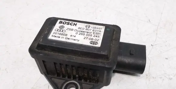 Audi A4 S4 B6 8E 8H ESP acceleration yaw rate sensor 8E0907637A 0265005245