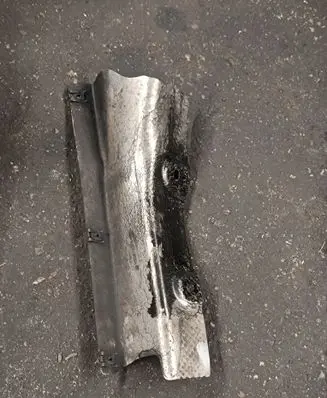 BMW 5 F10 F11 Heat shield in engine bay 51487185204 7185204