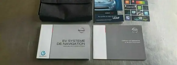 Nissan Leaf I (ZE0) Owners service history hand book 