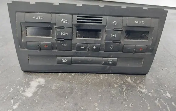 Audi A4 S4 B6 8E 8H Climate control/heater control trim 8E0820043BL