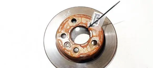 Volkswagen Sharan Rear brake disc neventiliuojamas
