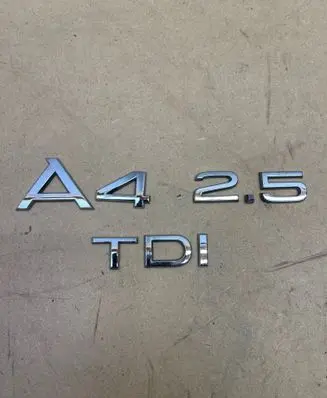 Audi A4 S4 B6 8E 8H Rear loading door model letters