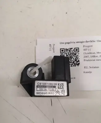 Peugeot 407 Airbag deployment crash/impact sensor 963697828680