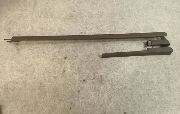 Audi Q7 4L Front passenger seat rail trim 7L0881463
