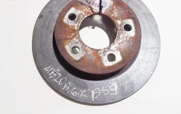 Mazda 3 I Rear brake disc neventiliuojamas