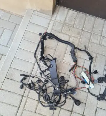 BMW 5 E60 E61 Engine installation wiring loom 53781210 780172601