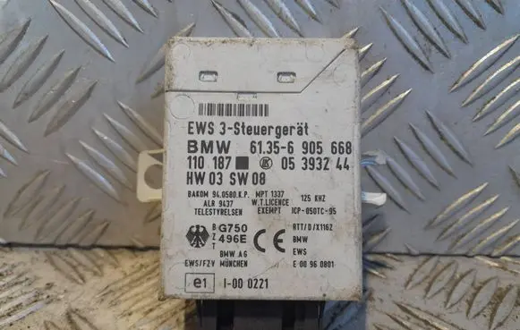 BMW 5 E39 Immobilizer control unit/module 61356905668 110187 05393244