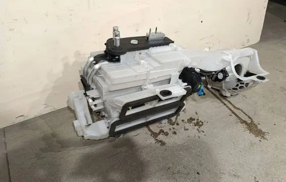 Interior heater climate box assembly