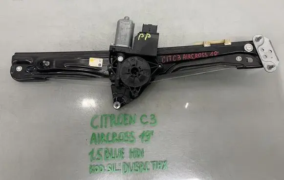 Citroen C3 Aircross Front window lifting mechanism without motor 39187596