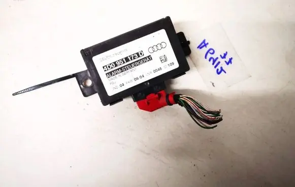 Audi A6 S6 C5 4B Alarm control unit/module 4d0951173d