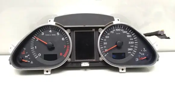 Audi A6 S6 C6 4F Speedometer (instrument cluster) 5550007301 5540007312