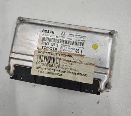 Toyota Yaris Engine control unit/module 896610D011 26SA7787 0261206882