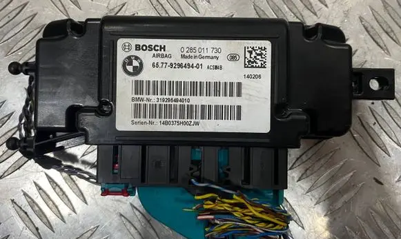 BMW 3 F30 F35 F31 Airbag control unit/module 9296494 0285011730