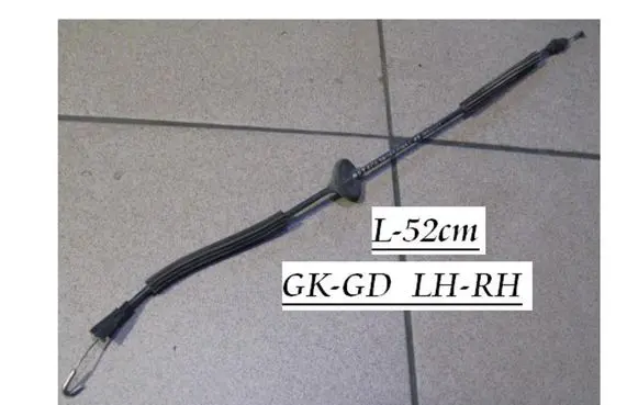 Volkswagen PASSAT B5 Rear door cable line 3B0839085
