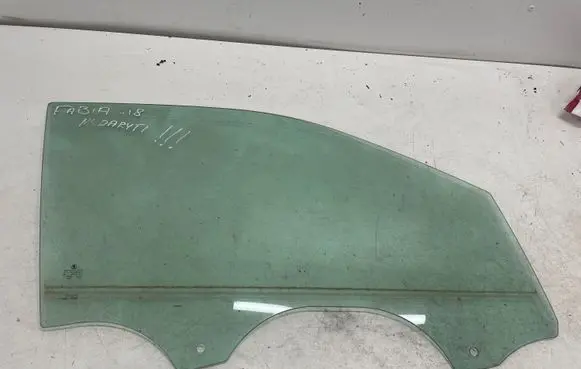 Skoda Fabia Mk3 (NJ) Front door window glass four-door 6V0845202C