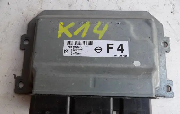 Nissan Micra K14 Engine control unit/module 237105FF0B A2C84265200 A2C1289880201
