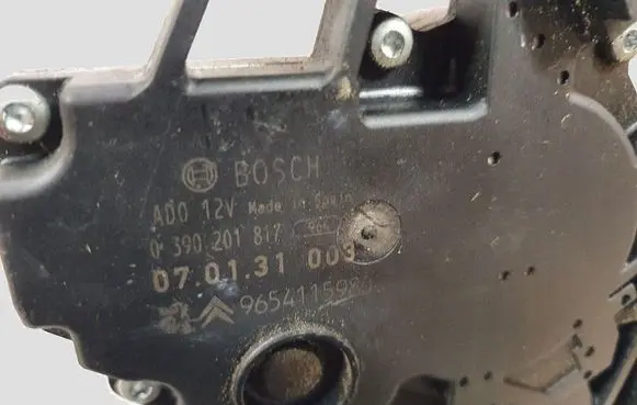 Citroen C4 Grand Picasso Rear window wiper motor 0390201817 9654115980