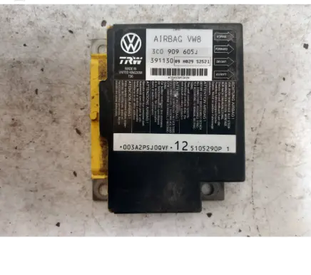 Volkswagen PASSAT B6 Airbag control unit/module 3C0909605J 391130