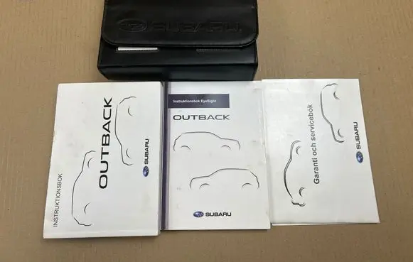 Subaru Outback (BS) Owners service history hand book 