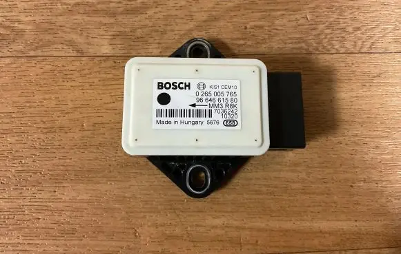 Peugeot 308 ESP acceleration yaw rate sensor 9664661580 0265005765 7036242