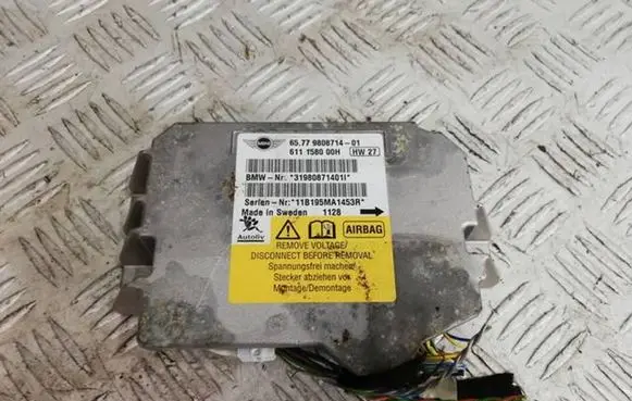 Mini One - Cooper Coupe R56 Airbag control unit/module 9808714 611158000H 31980871401I
