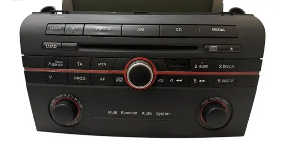 Mazda 3 I Radio/CD/DVD/GPS head unit BR2D66AR0