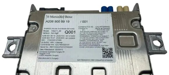 Mercedes-Benz C W206 Other control units/modules A2069008919 A2069019910 A2C7854320101