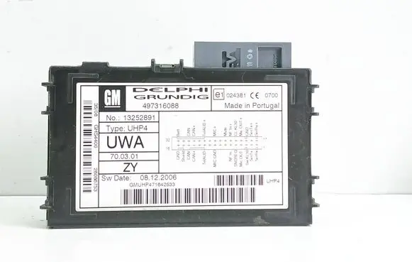 Opel Vectra C Bluetooth control unit module 13252891 497316088