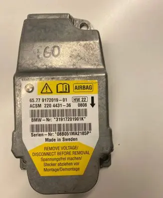 BMW 5 E60 E61 Airbag control unit/module 9172019 31917201901K 220443136