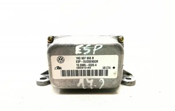 Volkswagen Touran I ESP acceleration yaw rate sensor 1K0907655B