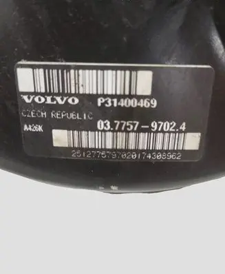 Volvo V60 Brake booster P31400469 03775797024