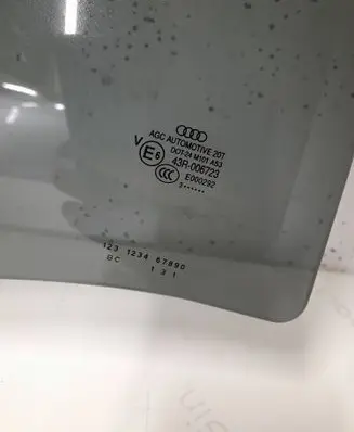 Audi Q5 SQ5 Rear side window 43R006723
