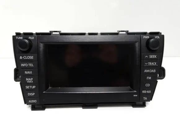 Toyota Prius (XW30) Radio/CD/DVD/GPS head unit 8612047410 8611360V840 FX0A512172