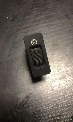 Panel lighting control switch