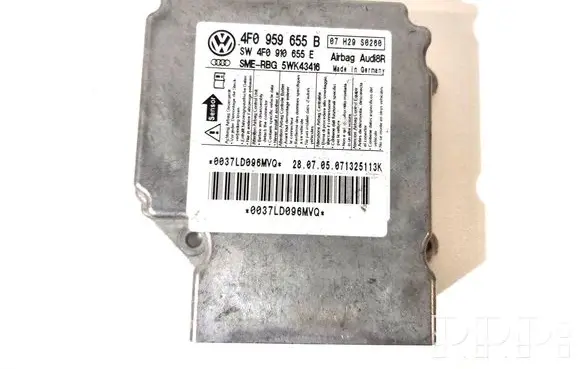 Audi A6 S6 C6 4F Airbag control unit/module 4F0959655B 4F0910655E