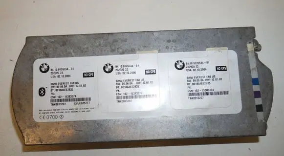 BMW 6 E63 E64 Bluetooth control unit module 9126534