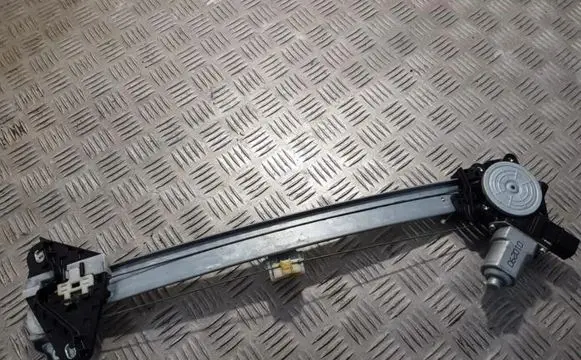 Sliding door window regulator with motor