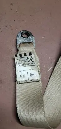 Toyota Corolla Verso E121 Front seatbelt