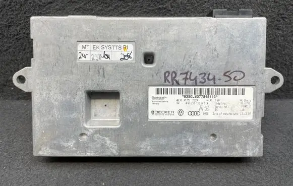 Audi A6 S6 C6 4F MMI control unit 4F0910732H 4E0035729