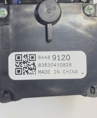 Chevrolet Camaro Wiper control stalk 84489120 83530410828