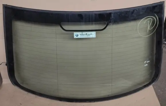 BMW 5 E60 E61 Rear windscreen/windshield window 