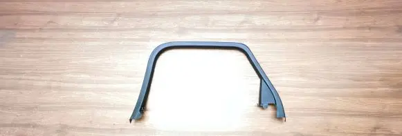 Audi A6 Allroad C7 Rear door window/glass frame 4G9867672