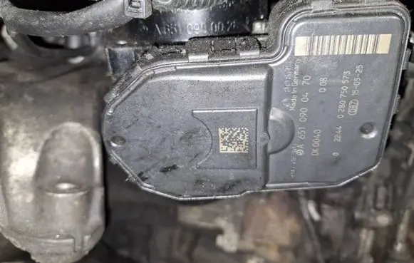Mercedes-Benz E W212 Throttle valve a6510900470 0280750573