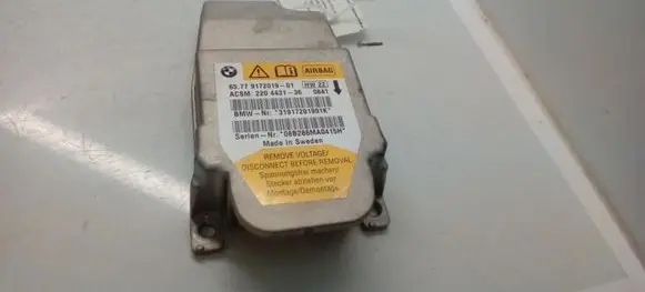 BMW 5 E60 E61 Airbag control unit/module 6577917201901 220443136