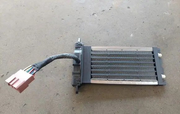 Electric cabin heater radiator