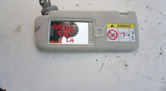 KIA Optima Sun visor